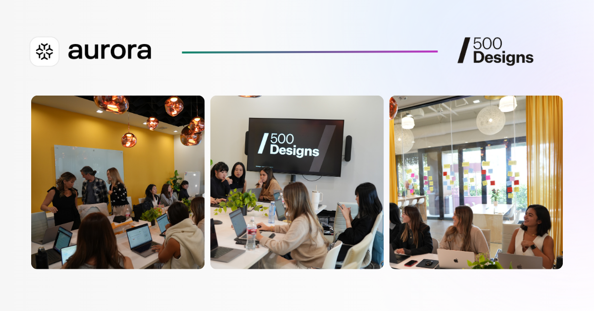 Aurora Case Study: 500 Designs