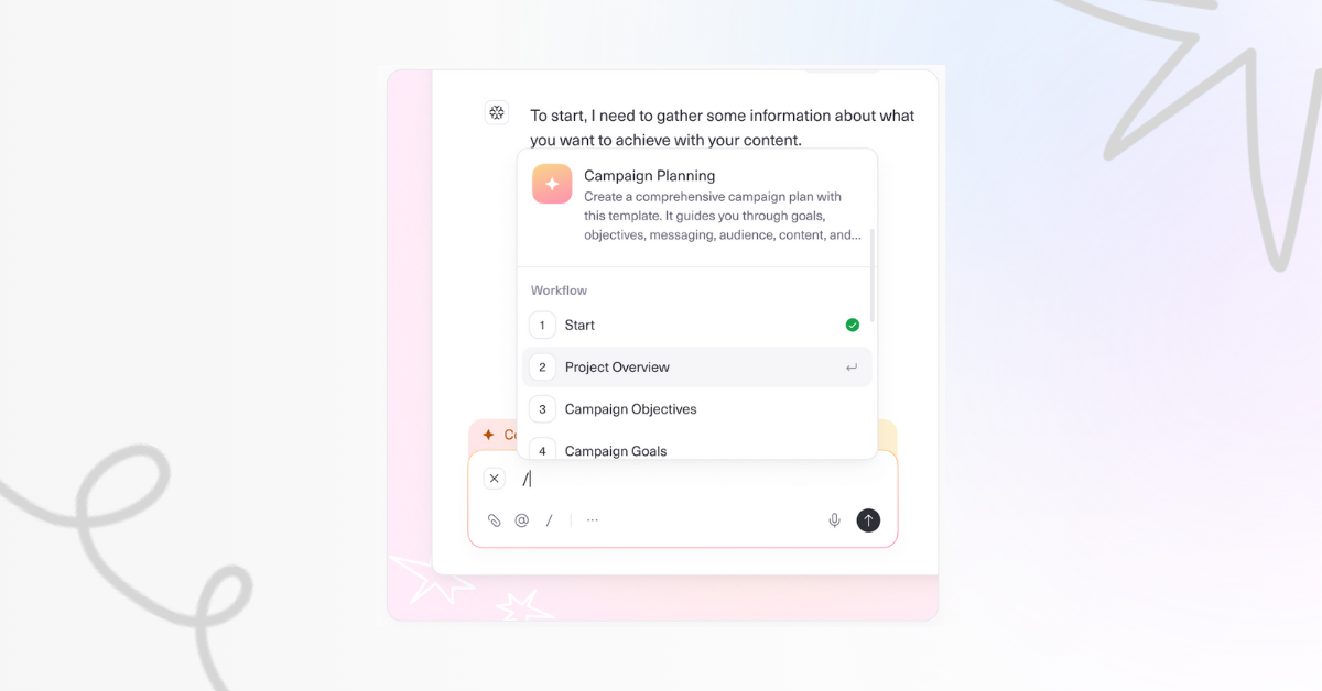 AI Workflow for Social Media Marketing