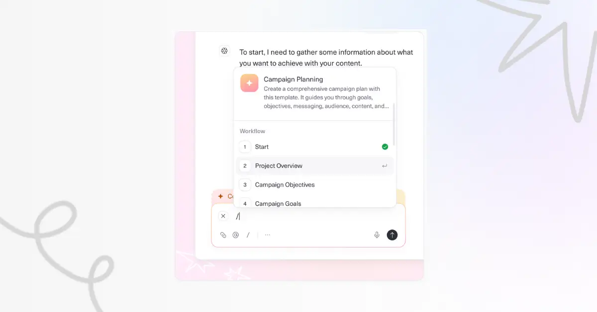 AI Workflow for Social Media Marketing