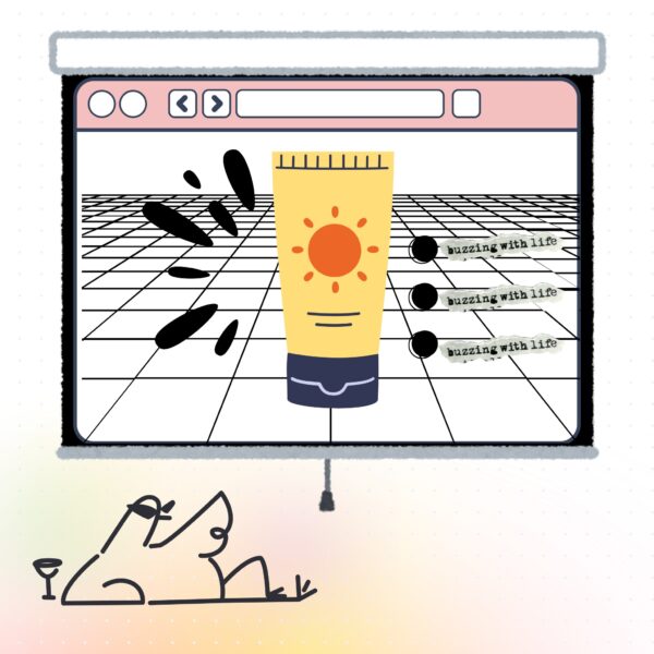Illustration of a Gamma AI-generated presentation slide showing design elements and context cues, reflecting how gamma ai interprets and displays unstructured data.