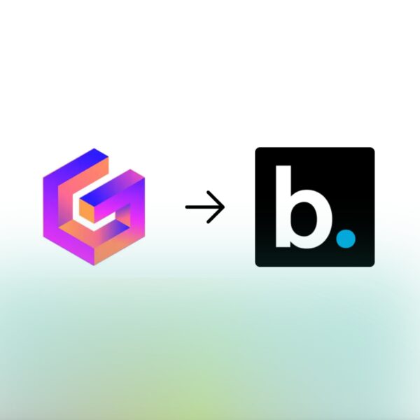 Gamma AI logo and Beautiful.AI logo side by side, showing a comparison of gamma ai and its competitors in presentation design.